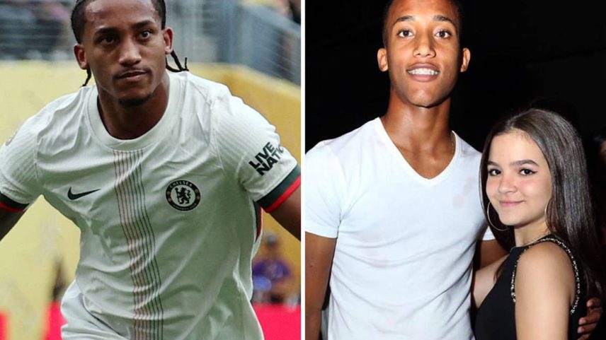 Atacante brasileiro do time inglês Chelsea, João Pedro namorou Mel Maia durante sete meses (Foto: Reuters/Instagram)