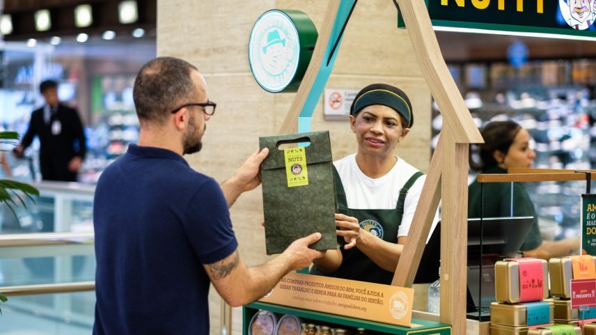 Com 165 unidades, a Nutty Bavarian está presente em shoppings, aeroportos e grandes varejistas — Foto: Divulgação