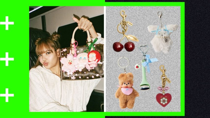 Lisa do BLACKPINK é uma especialista em accessorizar suas bolsas com os charms mais legais. Veja como você pode ter os seus. (Foto: Reprodução)