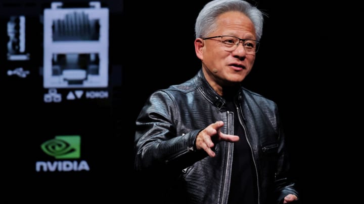 Jensen Huang, CEO da Nvidia, em Taipei, Taiwan, em 2 de junho de 2024. (Foto: Ann Wang | Reuters)