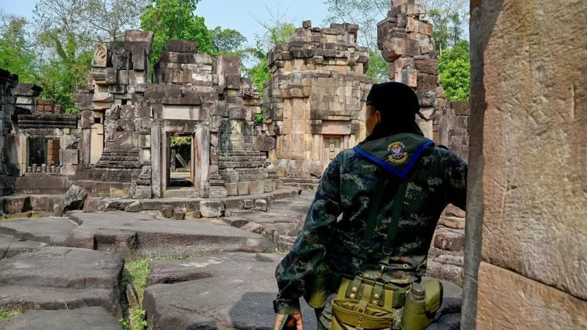 Tailândia e Camboja fortaleceram recentemente a presença de tropas ao longo da fronteira. (Foto: Getty Images)