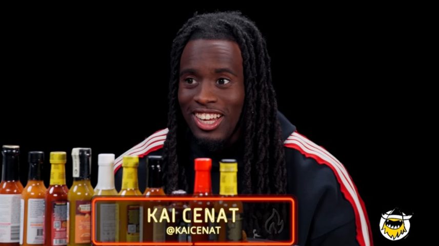 Kai Cenat disse no Hot Ones que assinaria Lil Uzi Vert e mais dois outros se tivesse um selo de rap. (Foto: Reprodução)