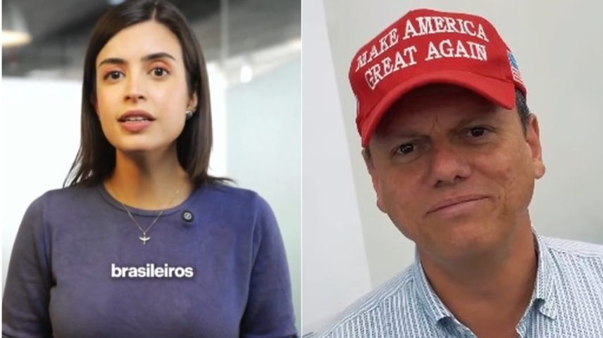 Tabata Amaral pede para Tarcísio 'convencer Bolsonaro a desfazer' tarifaço imposto por Trump (Foto: Reprodução)