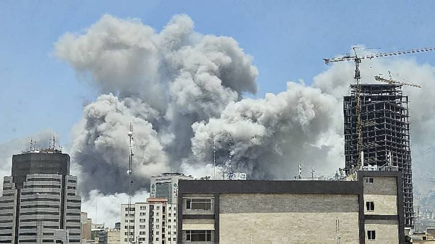Teerã após ataque de Israel no início de junho de 2025 (Foto: -)