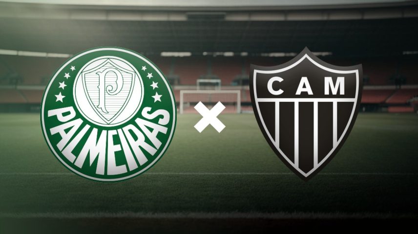 Palmeiras e Atlético-MG (Foto: Editoria de Arte)