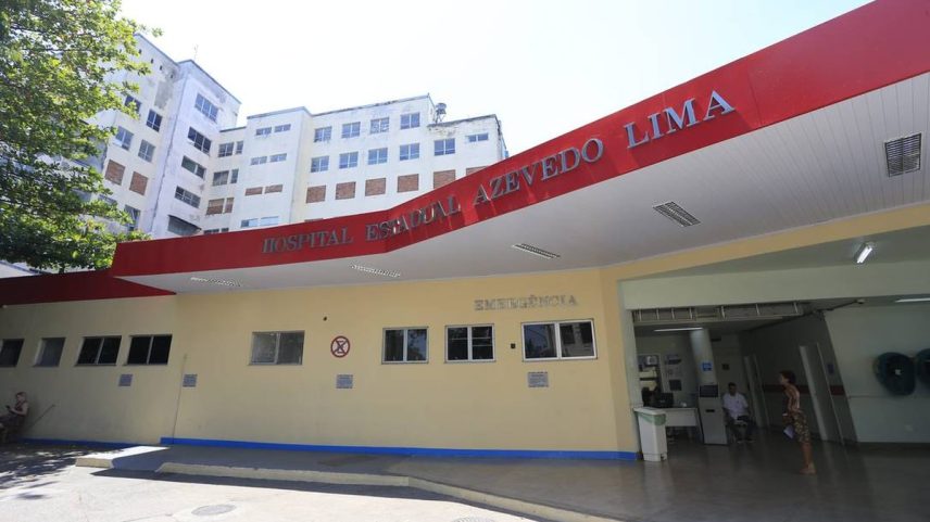 Hospital Azevedo Lima, onde os feridos foram atendidos (Foto: Reprodução)