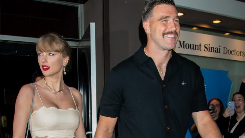 Taylor Swift elogiou o novo filme de Travis Kelce, 'Happy Gilmore 2', chamando-o de "imperdível". (Foto: Reprodução)