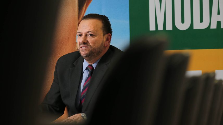 Edinho Silva, durante a campanha eleitoral de 2014 (Foto: Sérgio Lima - 27.ago.14/Folhapress)