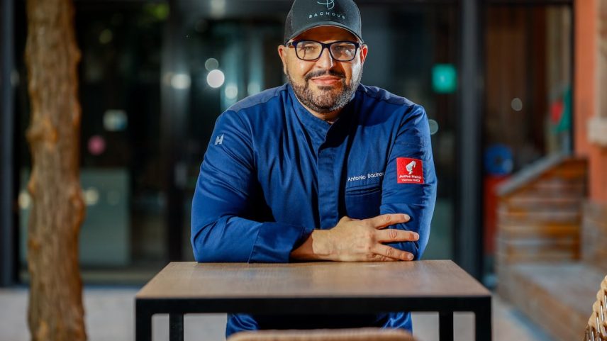 O pastelero Antonio Bachour na Escola de Pastelería do Gremio de Barcelona. (Foto: Kike Rincón)