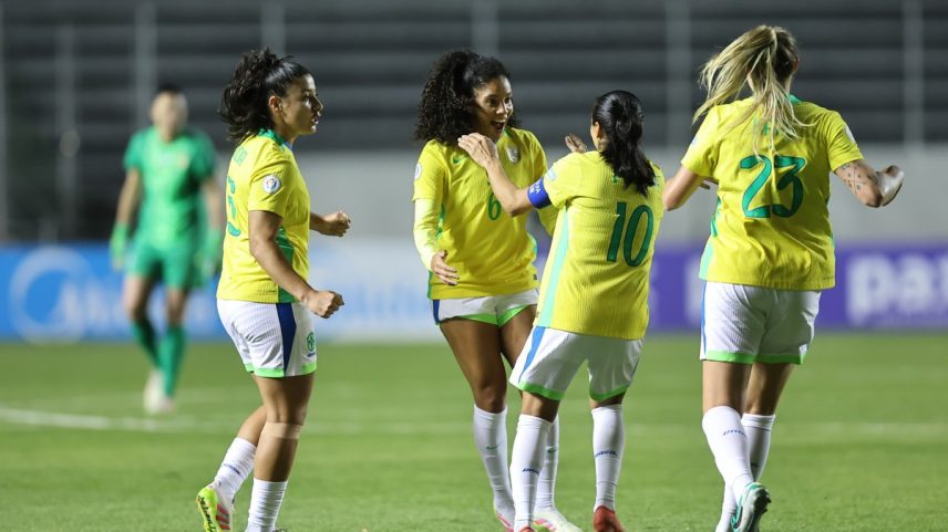 Brasil vence Paraguai na Copa América feminina (Foto: Lívia Villas Boas / CBF)