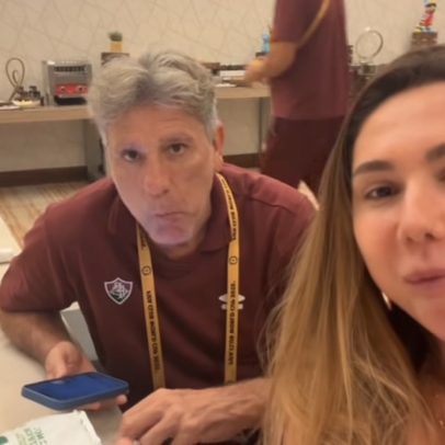Filha de Renato Gaúcho mostra bastidores da concentração do Fluminense em decisão