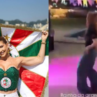 Virginia Fonseca se diverte no samba com tênis gigante e anima seguidores