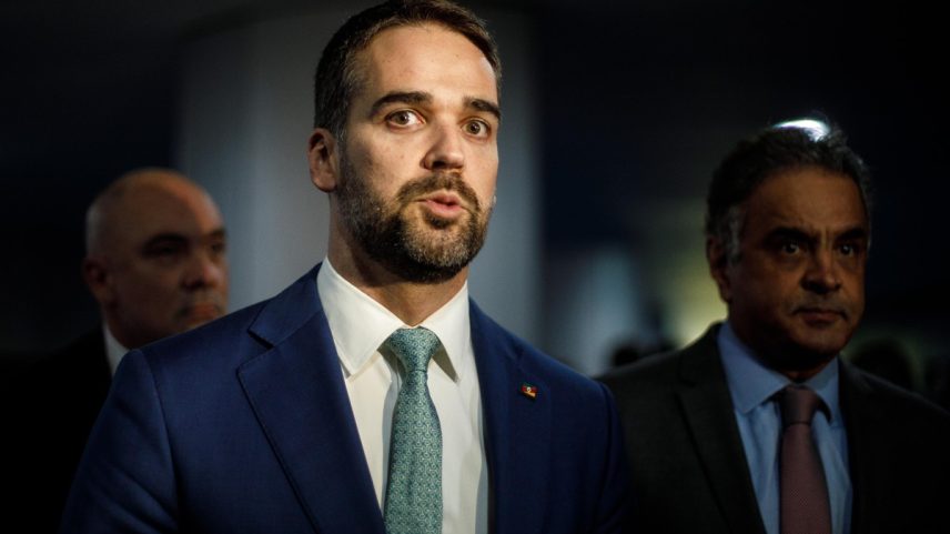 Governador do Rio Grande do Sul, Eduardo Leite, no Senado, em Brasília (Foto: Brenno Carvalho/Agência O Globo)