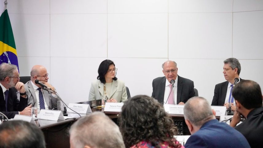 Ministros se reúnem com empresários após anúncio de tarifaço dos EUA (Foto: Cadu Gomes/VPR)