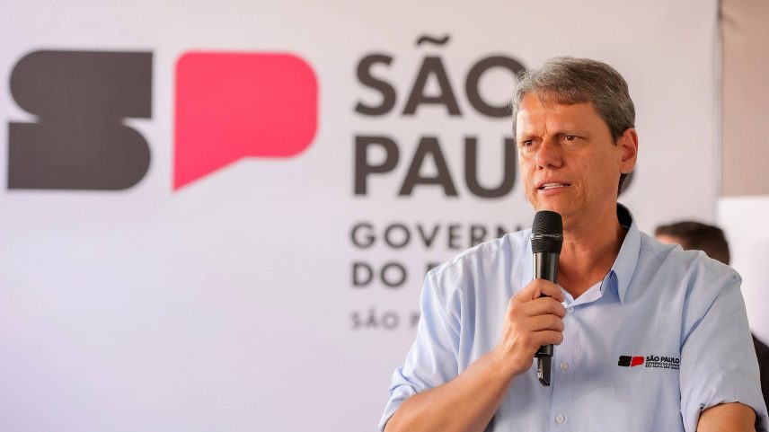 Governador Tarcísio de Freitas (Foto: Pablo Jacob/Divulgação)