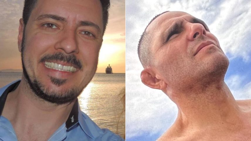O empresário Adalberto Amarilio dos Santos Junior e o lutador de jiu-jitsu Leandro Talles (Foto: Reprodução)