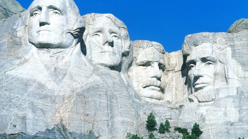 Monte Rushmore, em Dakota do Sul, EUA (Foto: Owaki - Kulla/Getty Images)