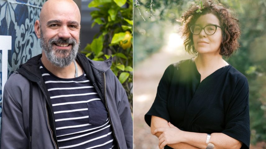 Os escritores Afonso Cruz e Andréa del Fuego, curadores da Casa Portugal na Flip (Foto: Divulgação)