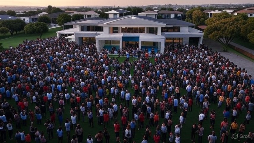 Milhares de jornalistas se ofereceram para entrevistar o ex-presidente de graça (Foto: Imagem gerada com IA Grok)