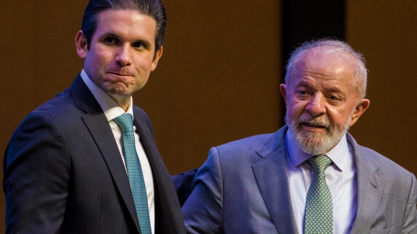 Presidente Lula e Hugo Motta, Presidente da Câmara dos Deputados (Foto: Brenno Carvalho / Agência O Globo)