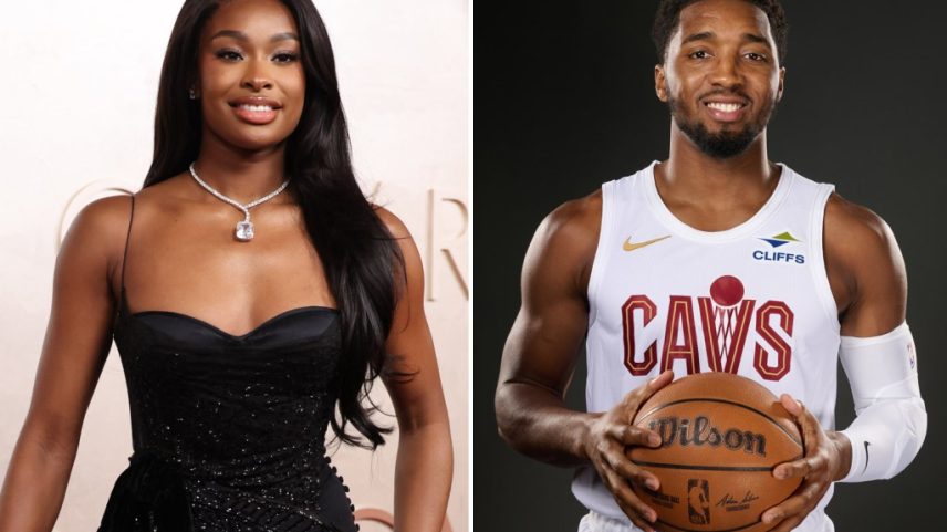 Coco Jones anunciou que está noiva de seu namorado de longa data e estrela da NBA, Donovan Mitchell. (Foto: Reprodução)