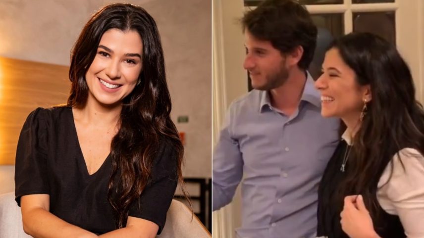 Filha mais discreta, Renata Abravanel era casada com o empresário Caio Curado (Foto: Divulgação e Reprodução/Instagram)