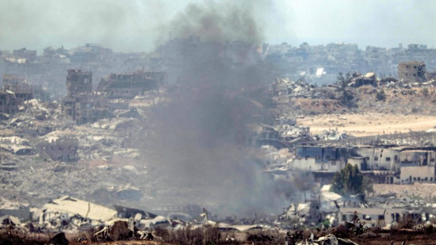Bombardeio de Israel na Faixa de Gaza (Foto: JACK GUEZ/AFP)