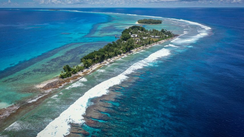 Pedido foi motivado pela vulnerabilidade de Tuvalu, nação insular do Pacífico que sofre o risco de desaparecer do mapa devido aos impactos das mudanças climáticas (Foto: Getty Images)