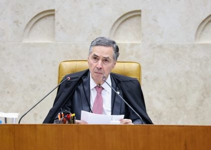 Ministro Luís Roberto Barroso em Sessão Plenária no STF. (Foto: Antonio Augusto/ STF)