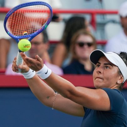 Lesões atrapalham desempenho de Andreescu e Fernandez é eliminada na estreia