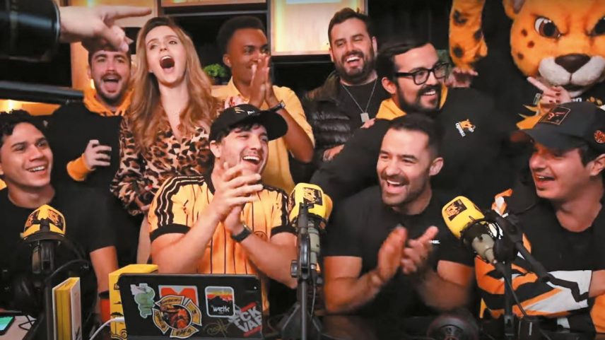 Líderes do grupo durante o anúncio da Missão: futura sigla reuniu o apoio de mais de 500 000 eleitores (Foto: @PartidoMissao/Youtube)