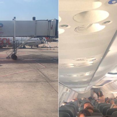 Aeroporto do Rio-SP registra retorno e 4 horas de espera em voo sem lanches
