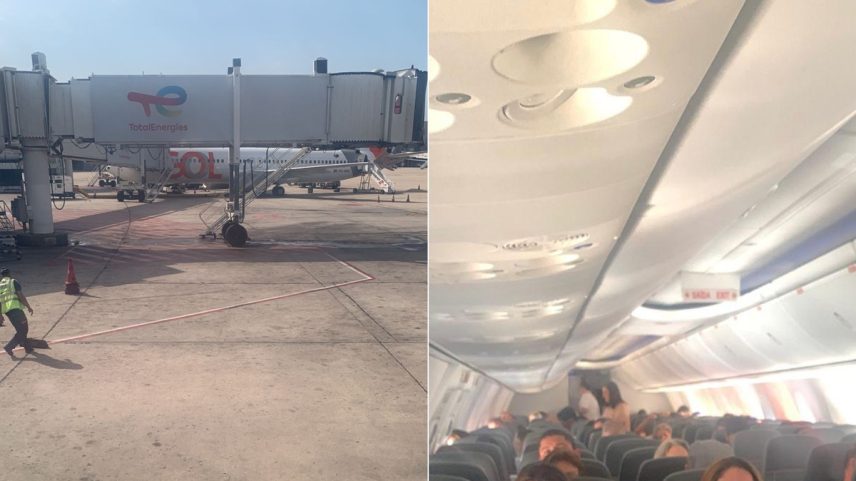 Passageiros esperaram mais de 4h para seguir viagem rumo a São Paulo (Foto: Fotos do Leito)