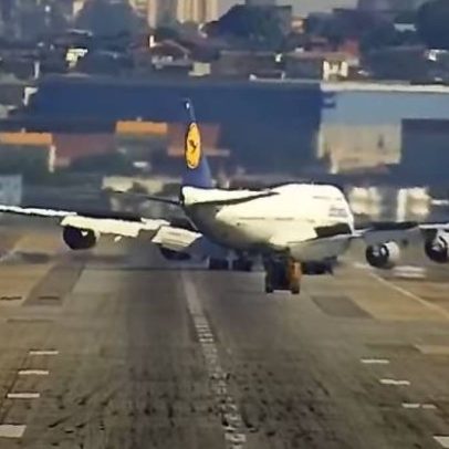 Boeing 747 faz pouso de emergência em Guarulhos após tentativas frustradas na Argentina