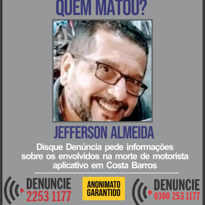 Disque Denúncia busca pistas sobre assassinato de motorista de aplicativo no Rio