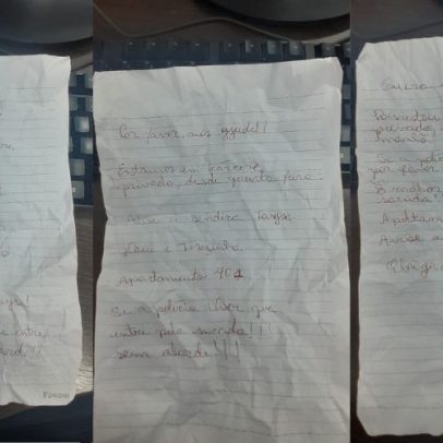 Mãe e filha são libertadas de cárcere privado após mensagens a vizinhos