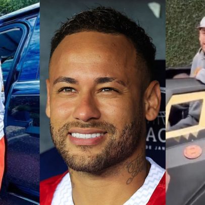 Carros milionários de Neymar incluem réplica do Batmóvel e impressionam fãs