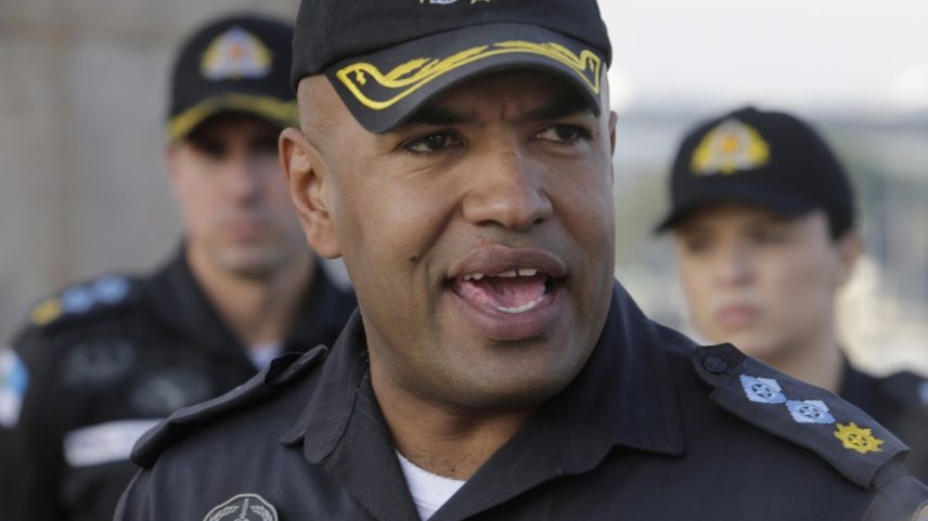 Tenente-coronel Ivan Blaz, da PM, foi porta-voz da corporação (Foto: Antonio Scorza)