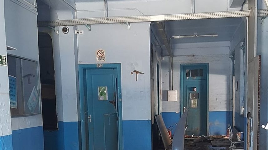 Escola alagada no Rio Grande do Sul, no município de Arroio do Meio (Foto: Prefeitura Arroio do Meio)