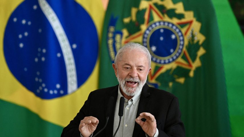 O presidente Luiz Inácio Lula da Silva, durante evento em Brasília, em 30 de junho (Foto: Evaristo Sá/AFP)