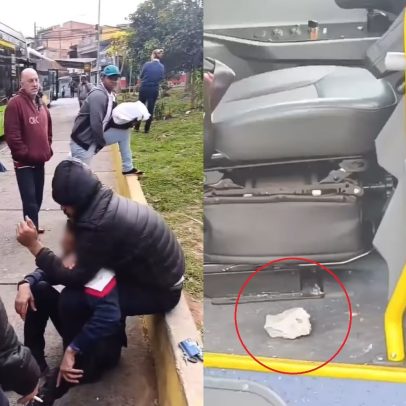 Homem é detido após atacar ônibus com pedras em São Paulo