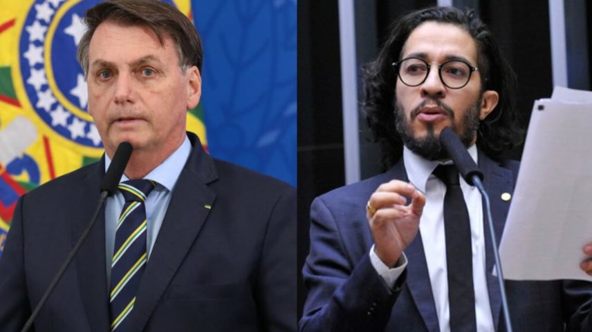 O ex-presidente Jair Bolsonaro e ex-deputado Jean Wyllys. (Foto: PR/Câmara dos Deputados)