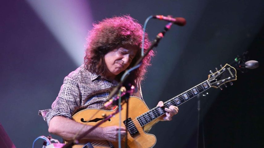 Pat Metheny Band, referência do jazz guitar, se apresentando em São Paulo em 2013 (Foto: José Patricio / Estadão)