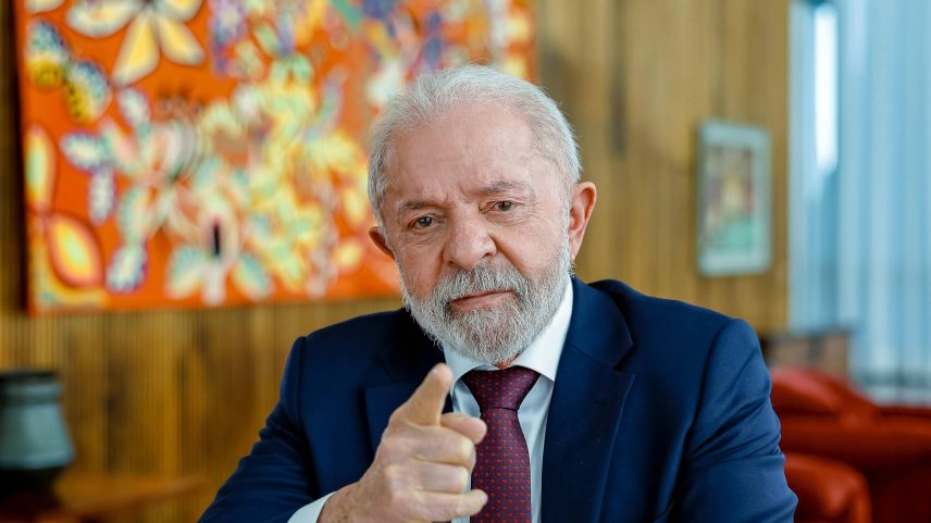 Presidente da República, Luiz Inácio Lula da Silva, durante entrevista à CNN Internacional (Foto: Ricardo Stuckert/Divulgação PR)