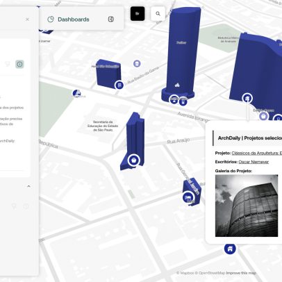 PLACE apresenta mapa interativo com todos os projetos do ArchDaily Brasil