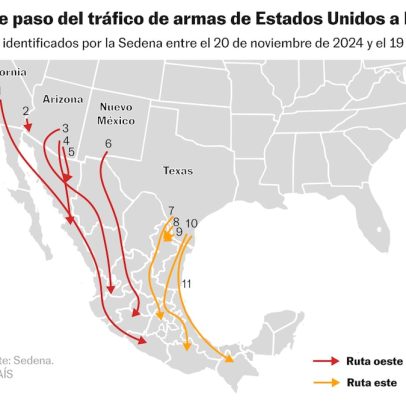 México denuncia inação dos EUA no combate ao tráfico de armas para cartéis