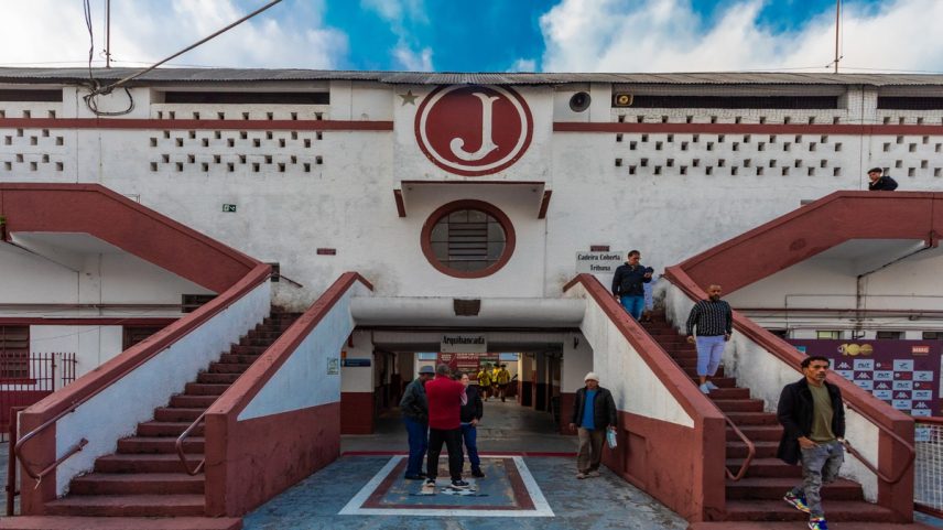 Estádio do Juventus, de São Paulo, no bairro da Mooca (Foto: Edilson Dantas)