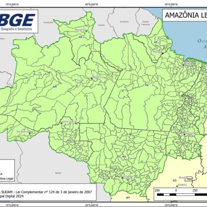 IBGE troca Mato Grosso por Mato Grosso do Sul e ignora Acre em mapa da Amazônia