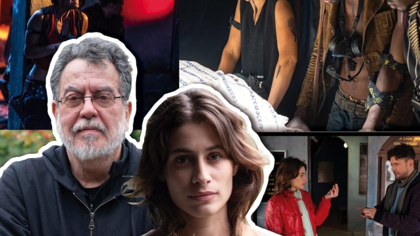 Jorge Furtado e Luisa Arraes, no set de ‘Grande Sertão’ e de ‘Muito Prazer’. (Foto: Colagem de Thais Barroco sobre fotos de Fábio Rebello e Helena Barreto)