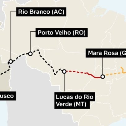 Ferrovia que liga Atlântico ao Pacífico promete transformar economia brasileira